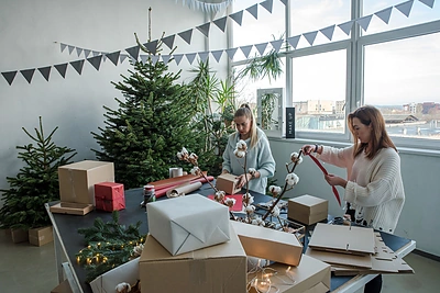 Kalėdinė šventė fotostudijoje „Brazzi“ Vilniuje