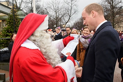 Princas Williamas perdavė sūnaus laišką Kalėdų Seneliui