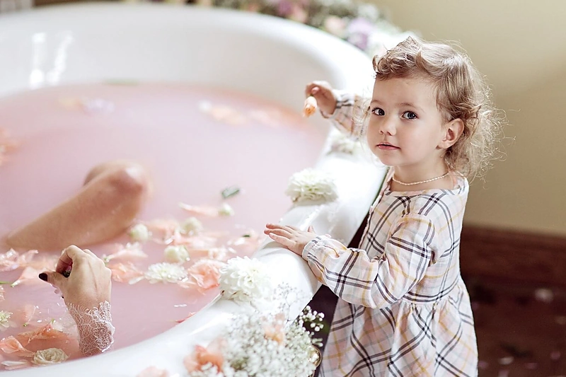 Julija Žižė ir jos dukrelė