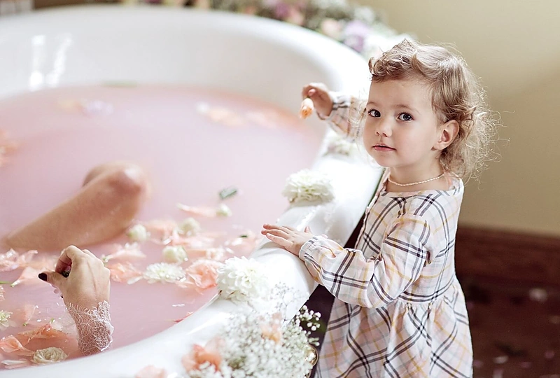 Julija Žižė ir jos dukrelė