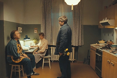 Vyto Ruginis, Eglė Mikulionytė ir Andrius Bialobžeskis / „In Script“ nuotr.