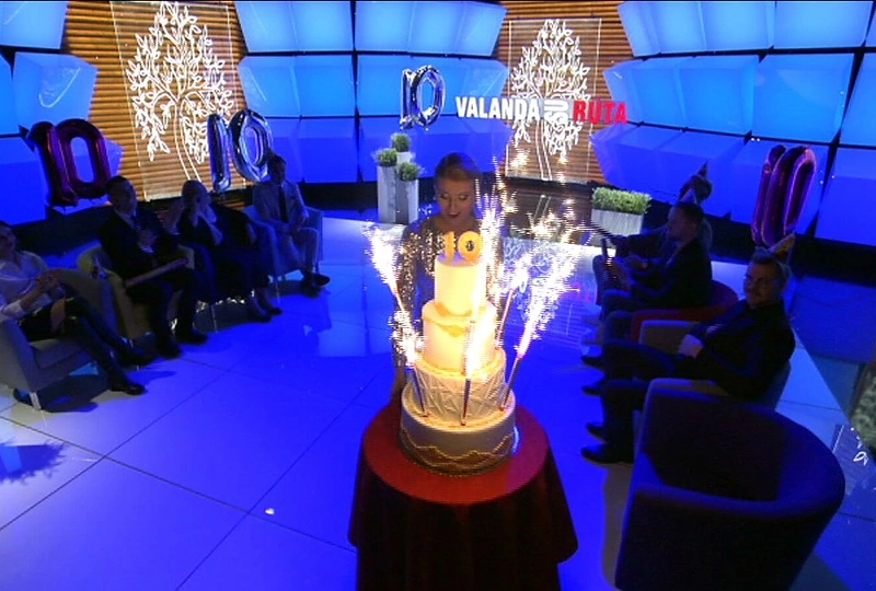 Radistai laidoje „Valanda su Rūta" šventė savo dešimtmetį