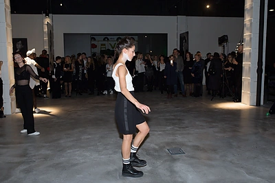 Parodos atidarymo akimirka