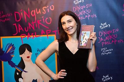 Knygos pristatymo akimirka