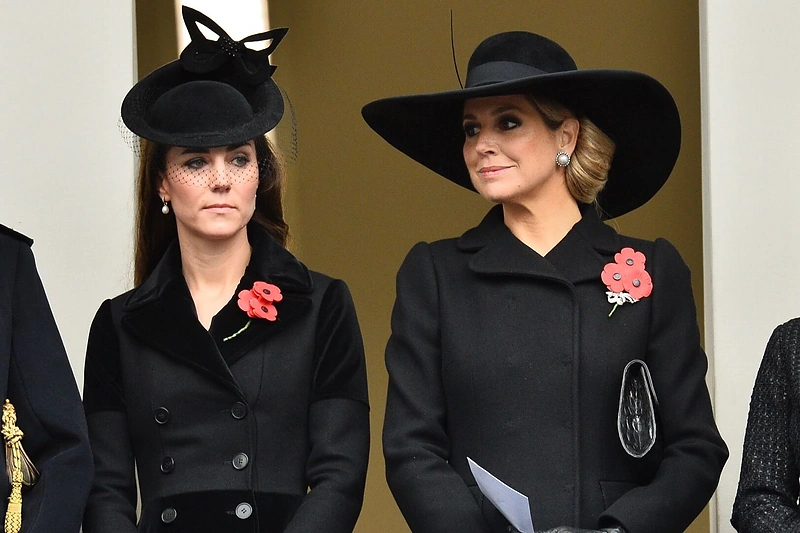 Kembridžo hercogienė Catherine ir Nyderlandų karalienė Maxima