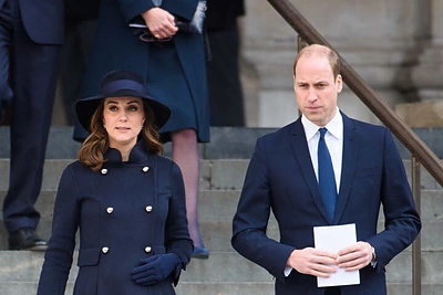 Princas Williamas su žmona Catherine