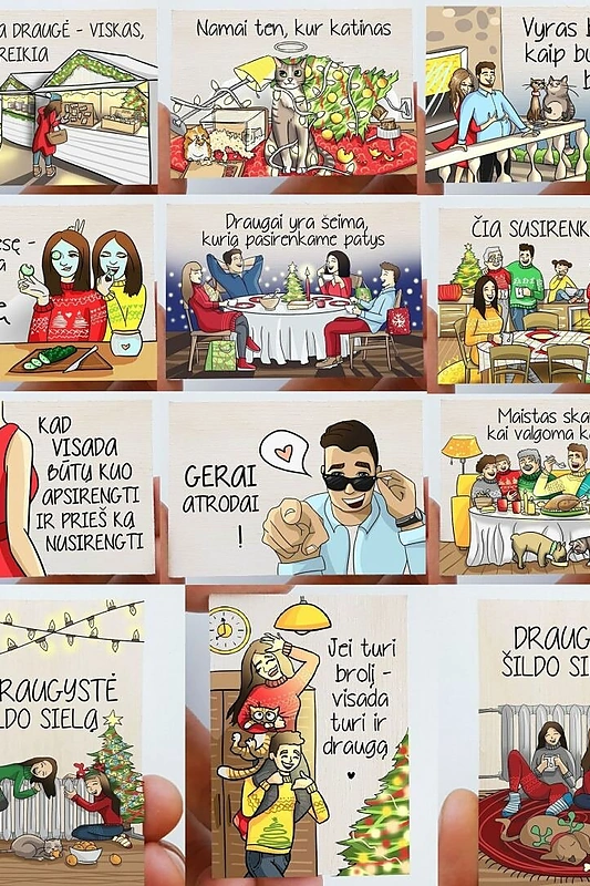 „Handmade Wooden Joy“ magnetai