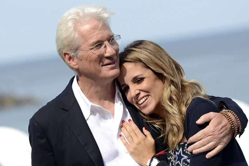 Richardas Gere'as ir Alejandra Silva / Vida Press nuotr.