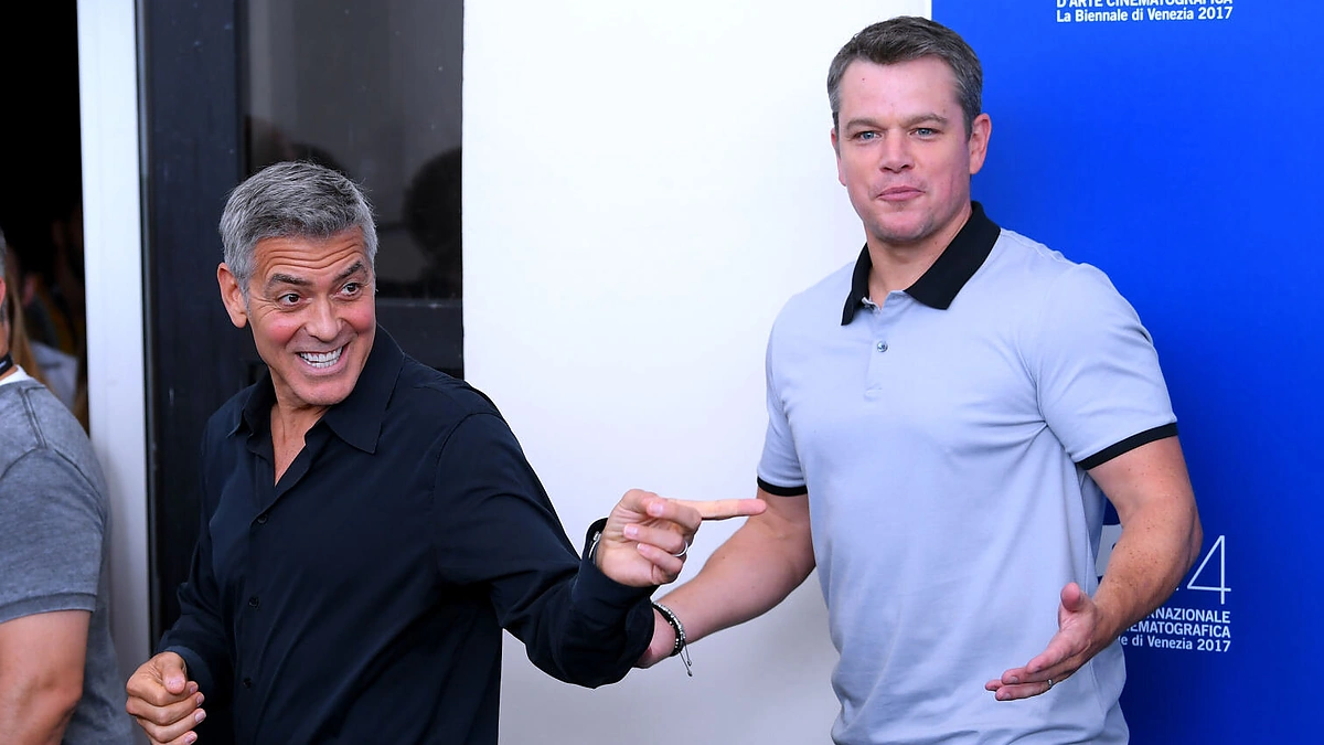 George'as Clooney ir Mattas Damonas