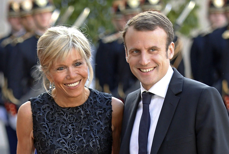 Emmanuelis Macronas ir Brigitte Macron