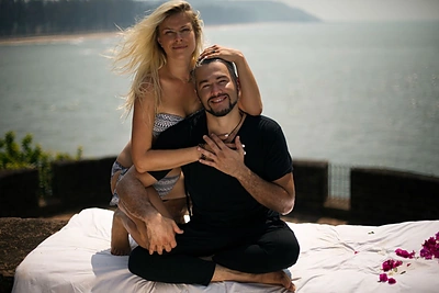 Jūratė Bitinaitė su mylimuoju Mario Sanchez Avila