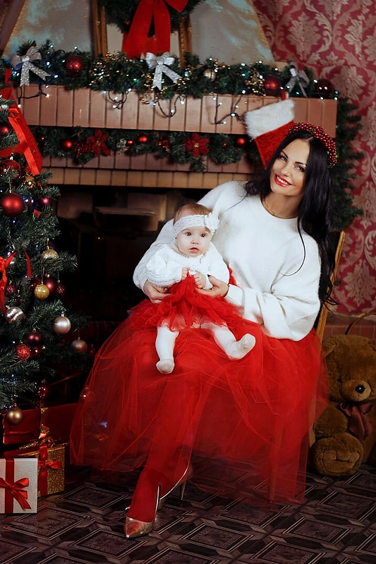 Sandra Kniazevičiūtė su dukra Lukrecija