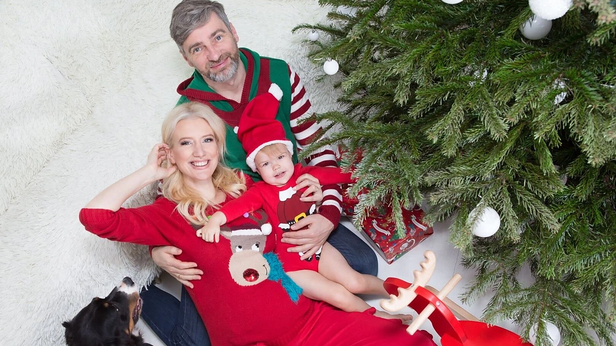 Erika Purauskytė su šeima