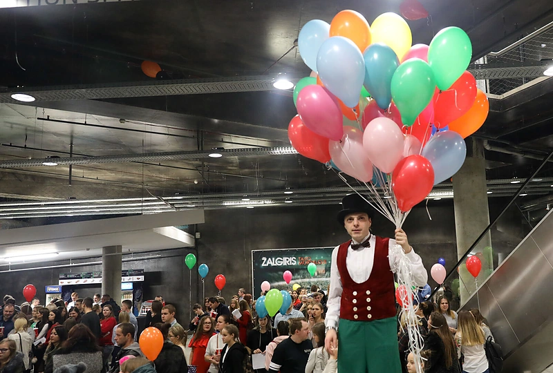 Koncerto Donatas Montvydas „Kalėdos LIVE CIRKAS“ akimirka