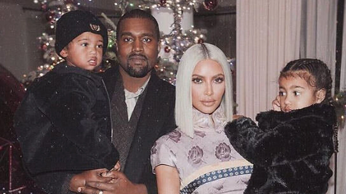 Kim Kardashian ir Kanye Westas