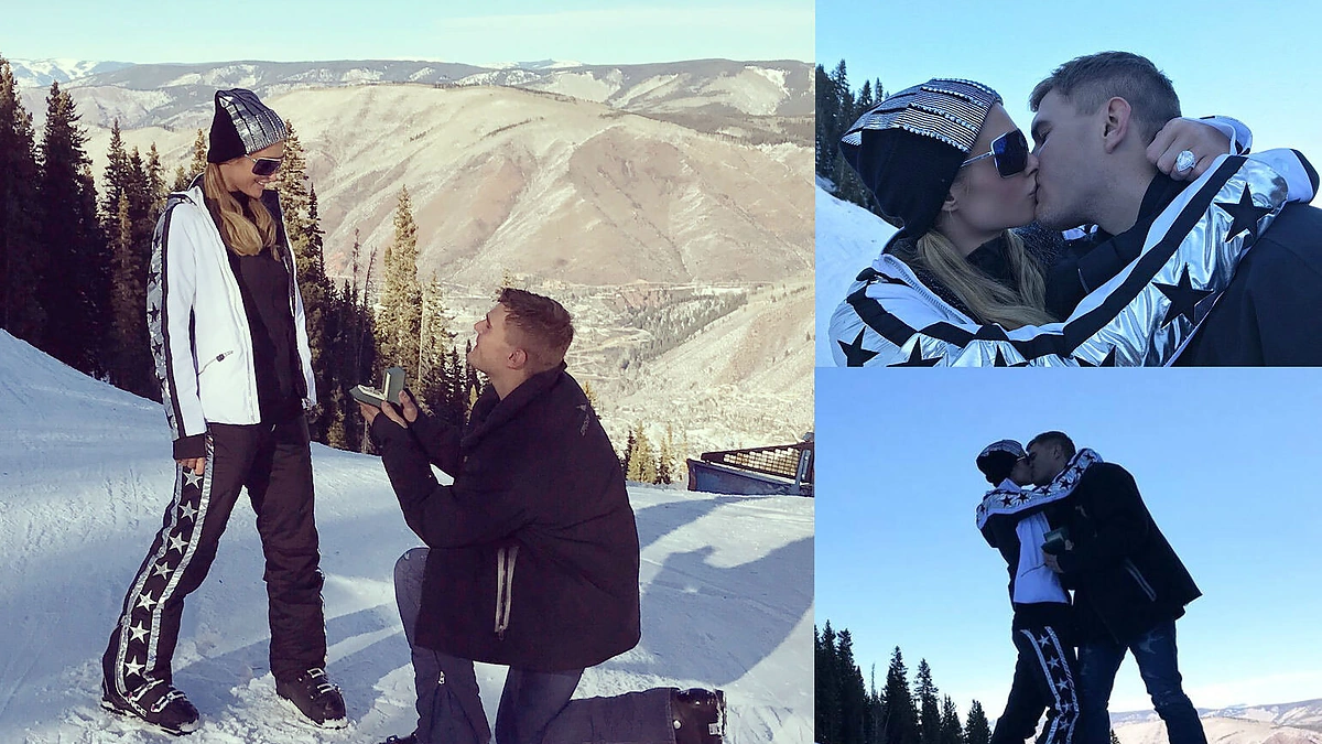 Paris Hilton ir Chrisas Zylka