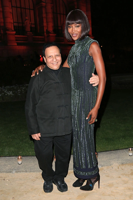 Dizaineris Azzedine Alaïa ir modelis Naomi Campbell