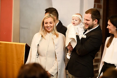 Dukrą pakrikštijusi Eglė Straleckaitė-Daugėlė: „Susigraudinau iki ašarų“