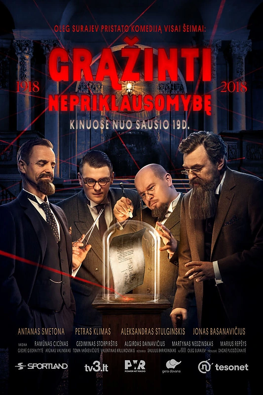 Filmo „Grąžinti nepriklausomybę“ plakatas