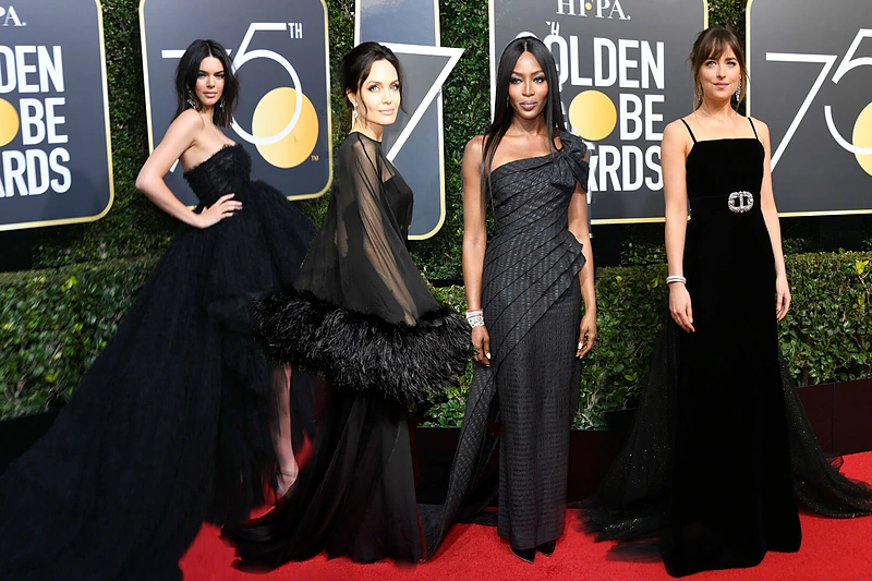 Kendall Jenner, Angelina Jolie, Naomi Campbell ir Dakota Johnsson
