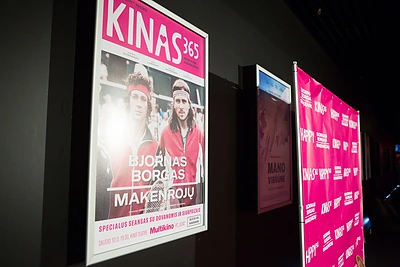 Išskirtinio filmo seanso „Bjornas Borgas prieš Makenrojų“ svečiai