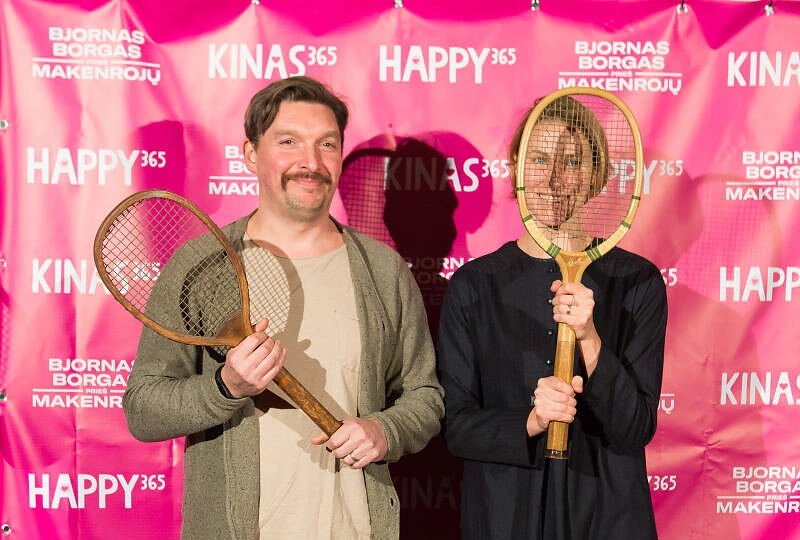 Išskirtinio filmo seanso „Bjornas Borgas prieš Makenrojų“ svečiai