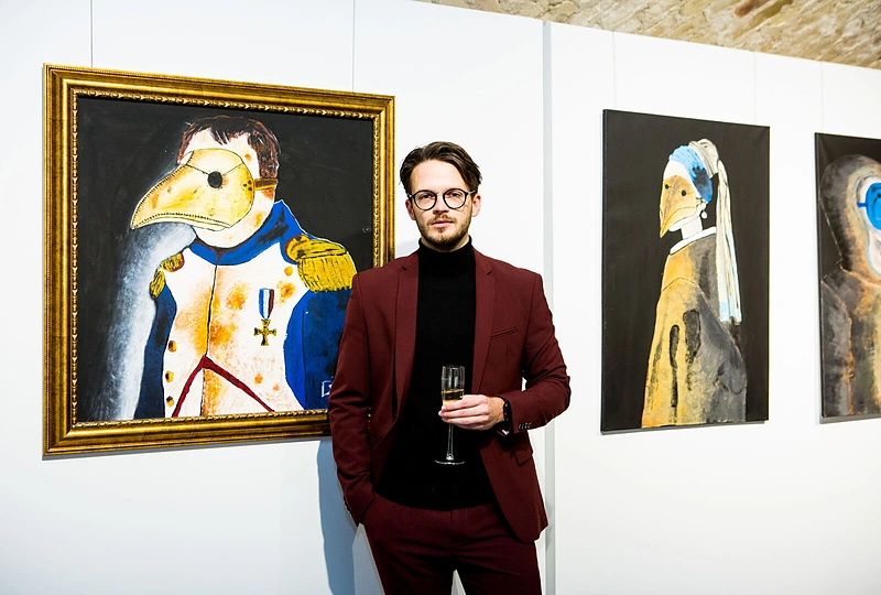 Parodos atidarymo akimirka