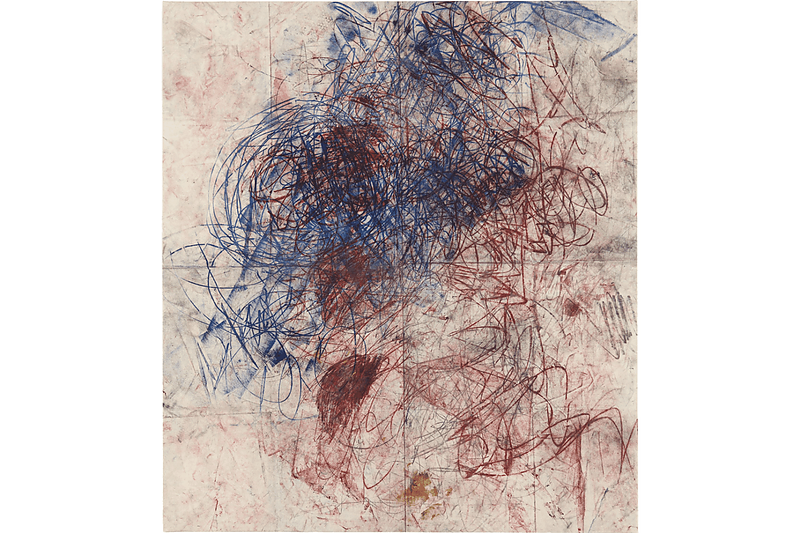 Oscar Murillo, „Untitled (Drawings off the wall)“