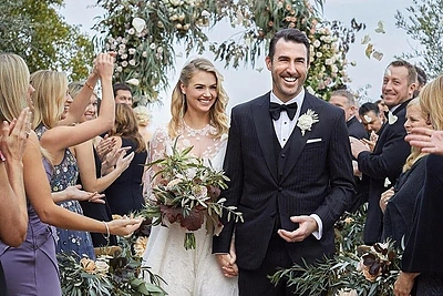 „Victoria's Secret“ angelas Kate Upton – svarbiausias brangakmenis beisbolininko Justino Verlanderio čempionų žiede