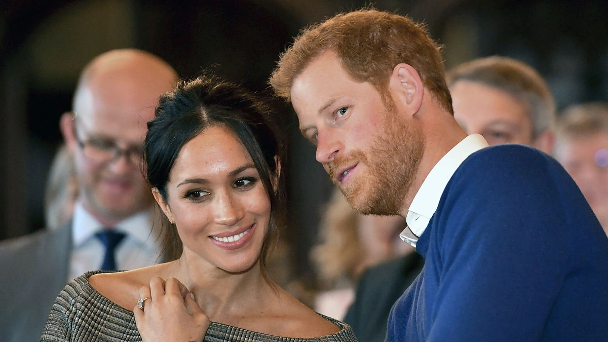 Princas Harry su Meghan Markle atvyko į Kardifą