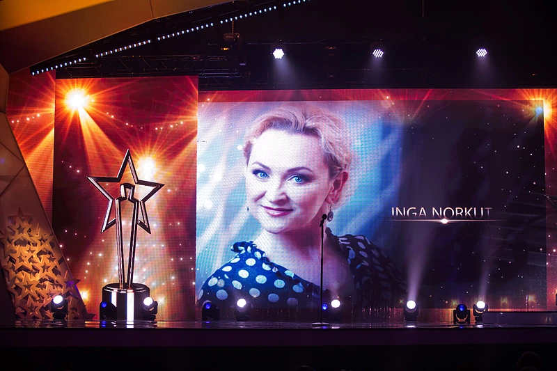 Apdovanojimų ceremonijos „Žmonės 2018“ akimirka