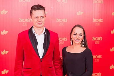 Ąžuolas Žvagulis ir Ineta Puzaraitė-Žvagulienė / Luko Balandžio / 15min nuotr.