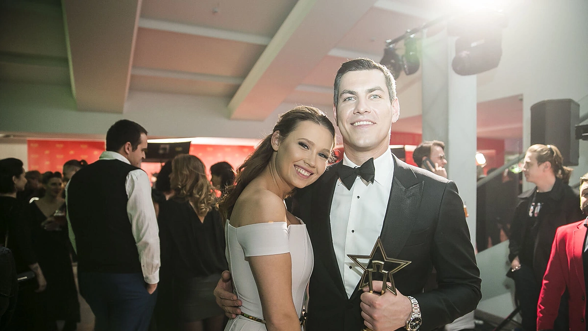 Justinas Jankevičius su mylimąja Greta Mikalauskyte