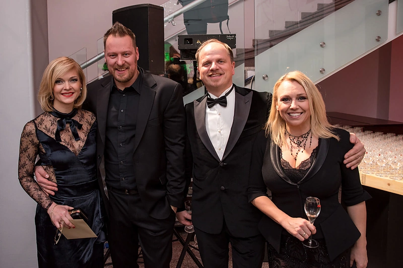 Kristina Zmailaitė, Vilius Tarasovas, Edmundas Seilius ir Violeta Tarasovienė