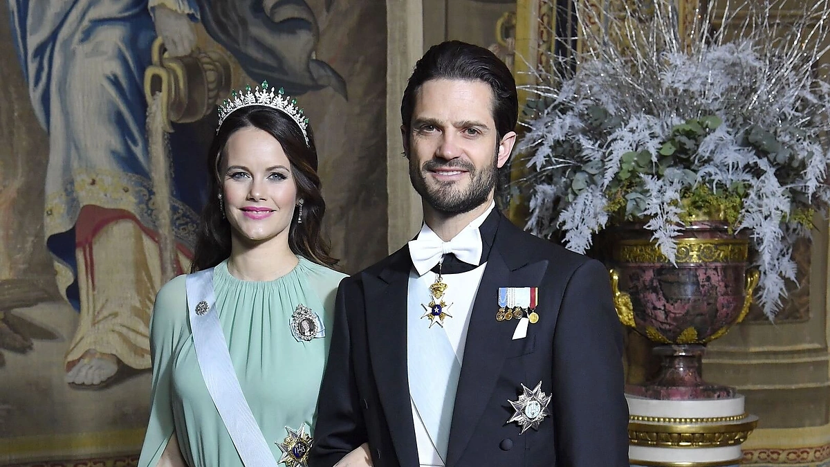 Švedijos princas Carlas Philipas su žmona princese Sofia