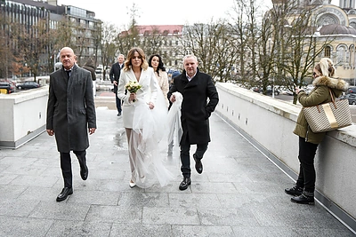 Ramūnas Rudokas vedė mylimąją Justiną Žeimytę