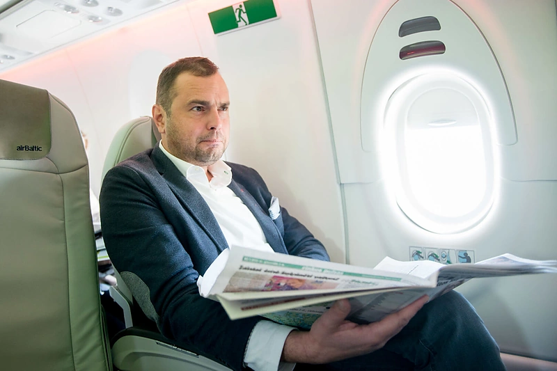 Jogailai Morkūnui kiekvienas skrydis šventė, tad jis puošiasi