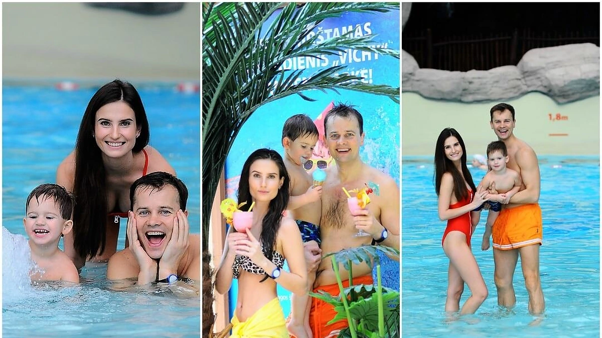 Nerijus Juška su šeima