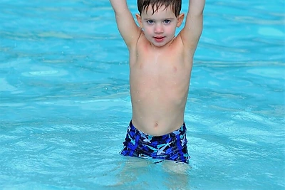 Nerijus Juška su šeima lankėsi vandens parke