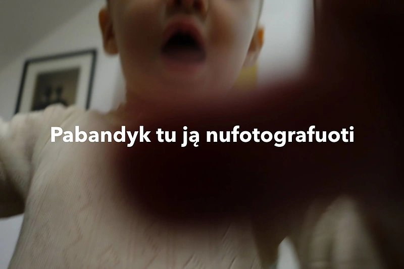 Tomas Ramanauskas pabandė iliustruoti savo atžalos energiją