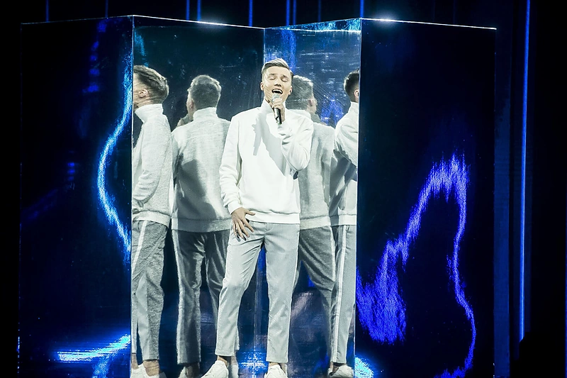 Laidos filmavimo akimirka