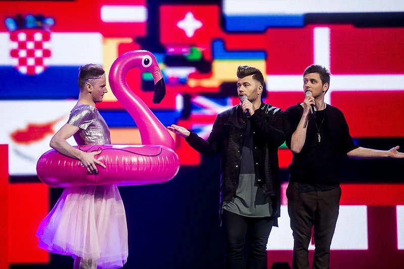 „Euroviziją“ juoku užkariauti bandantis Paulius Šinkūnas: „Nepastebėjote, kad visi aplinkui verkia?“