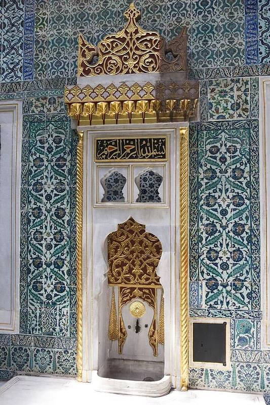 Topkapi rūmų interjero detalė