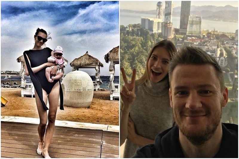 Martyna ir Šarūnas Vasiliauskai su dukra