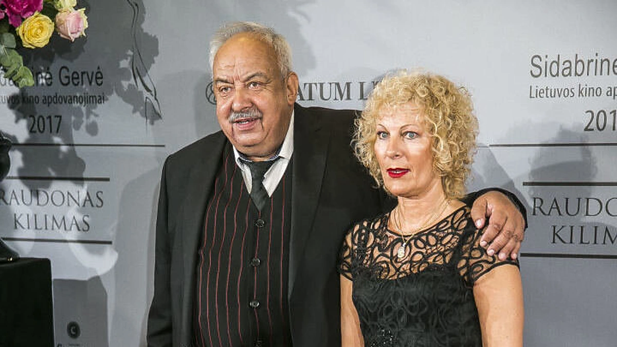 Adolfas Večerskis su žmona Viola