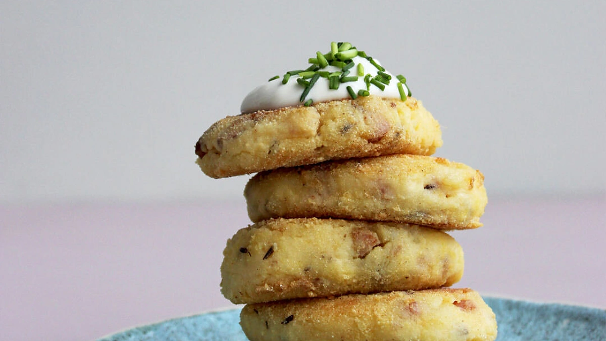 Bulvių košės kepsneliai