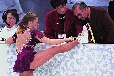 Amerikiečių dailiojo čiuožimo atstovė Tonya Harding