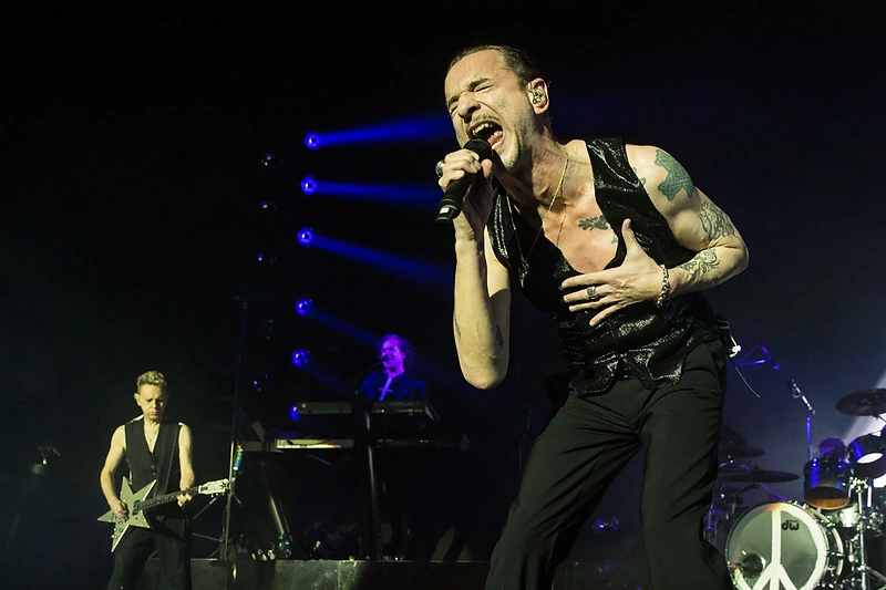 „Depeche Mode“ koncerto akimirka