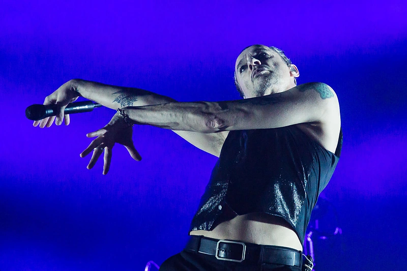 „Depeche Mode“ koncerto akimirka