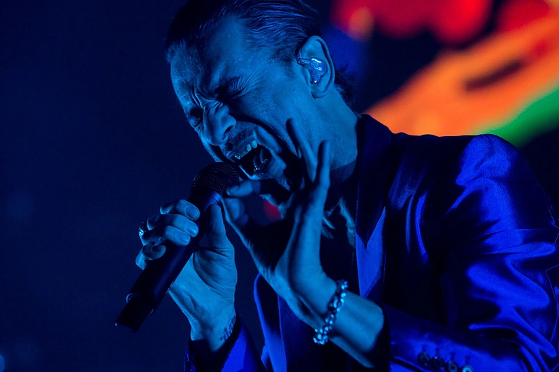 „Depeche Mode“ koncerto akimirka